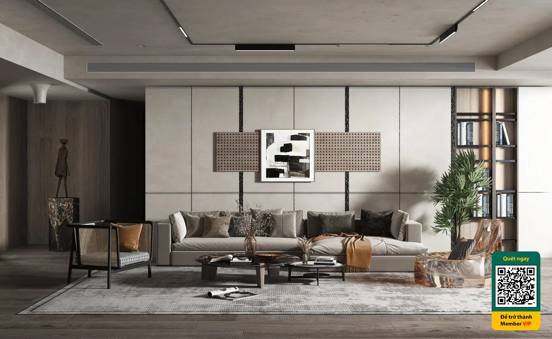 3D SCENES – WABI SABI STYLE – VRAY / CORONA – 3D MODEL – 6198