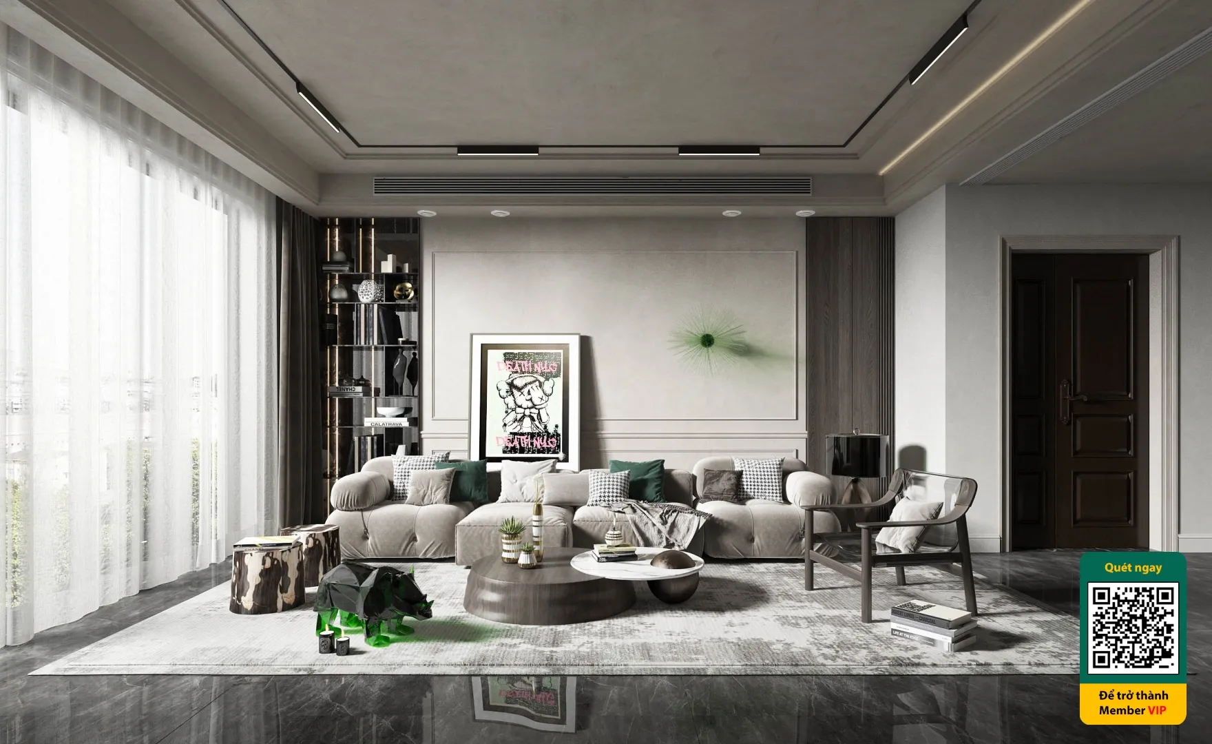 3D SCENES – WABI SABI STYLE – VRAY / CORONA – 3D MODEL – 6202