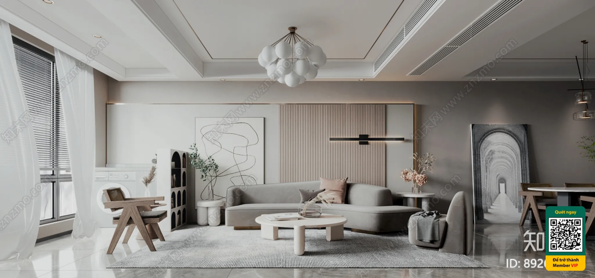 3D SCENES – WABI SABI STYLE – VRAY / CORONA – 3D MODEL – 6218