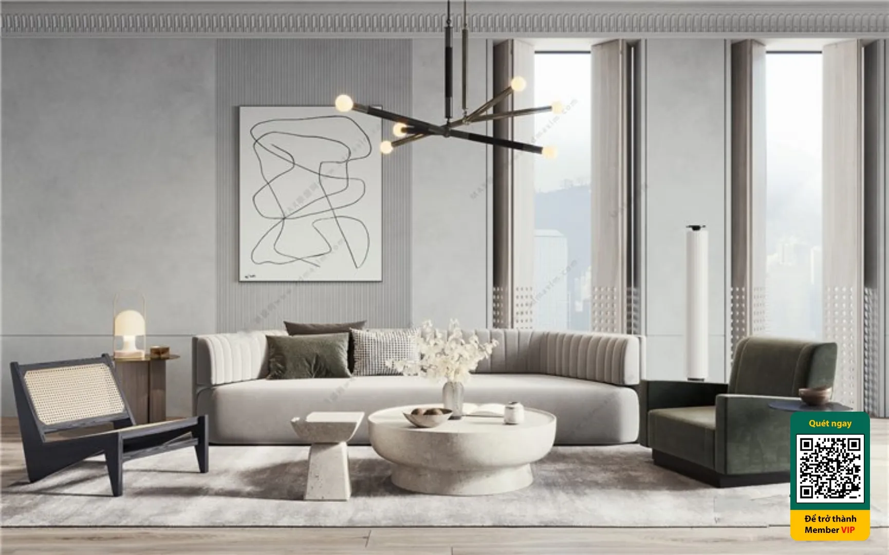 3D SCENES – WABI SABI STYLE – VRAY / CORONA – 3D MODEL – 6219