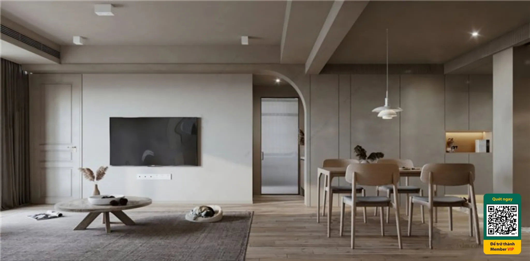 3D SCENES – WABI SABI STYLE – VRAY / CORONA – 3D MODEL – 6235