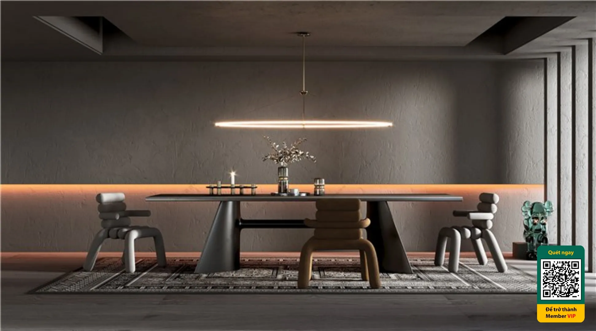 3D SCENES – WABI SABI STYLE – VRAY / CORONA – 3D MODEL – 6241