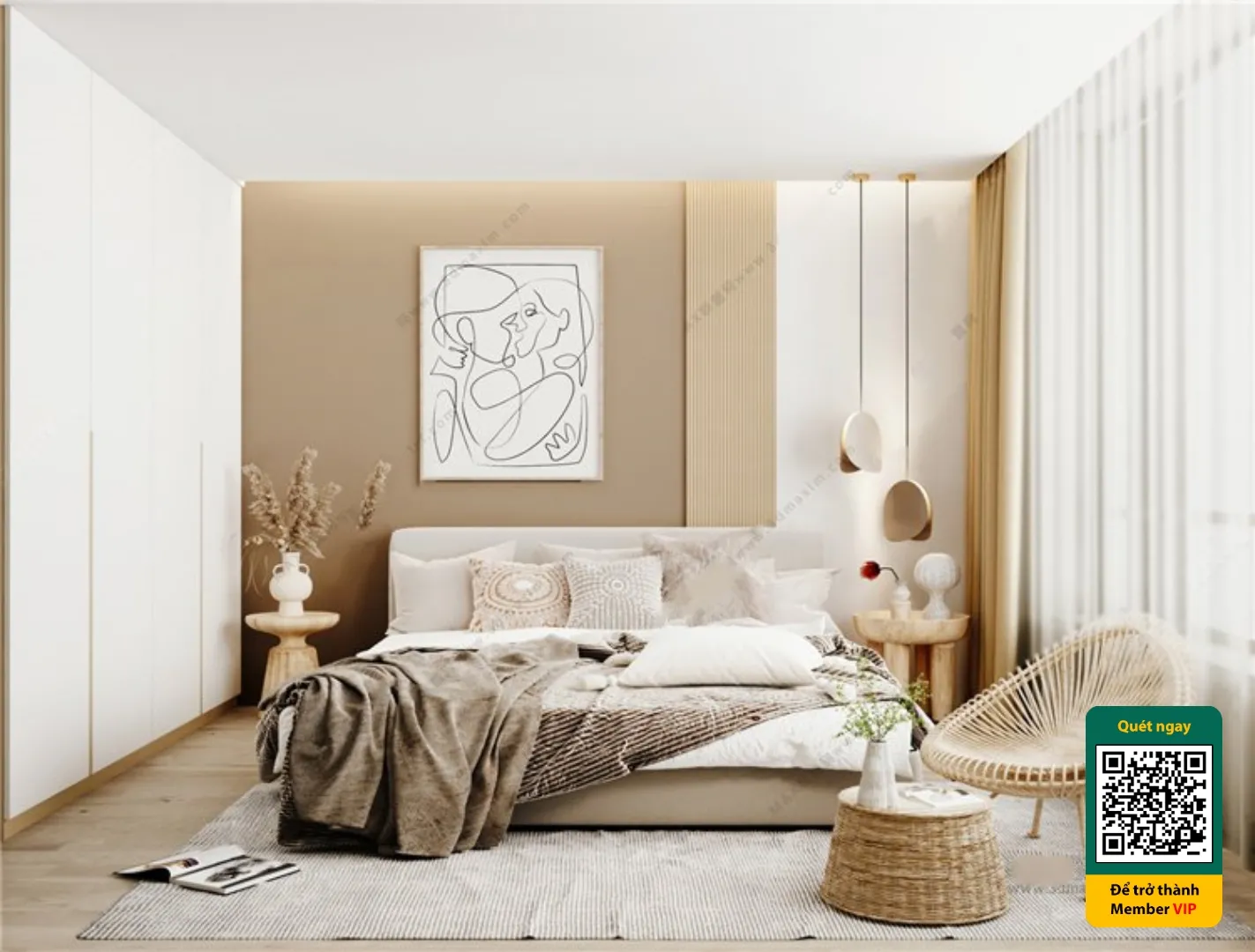 3D SCENES – WABI SABI STYLE – VRAY / CORONA – 3D MODEL – 6246