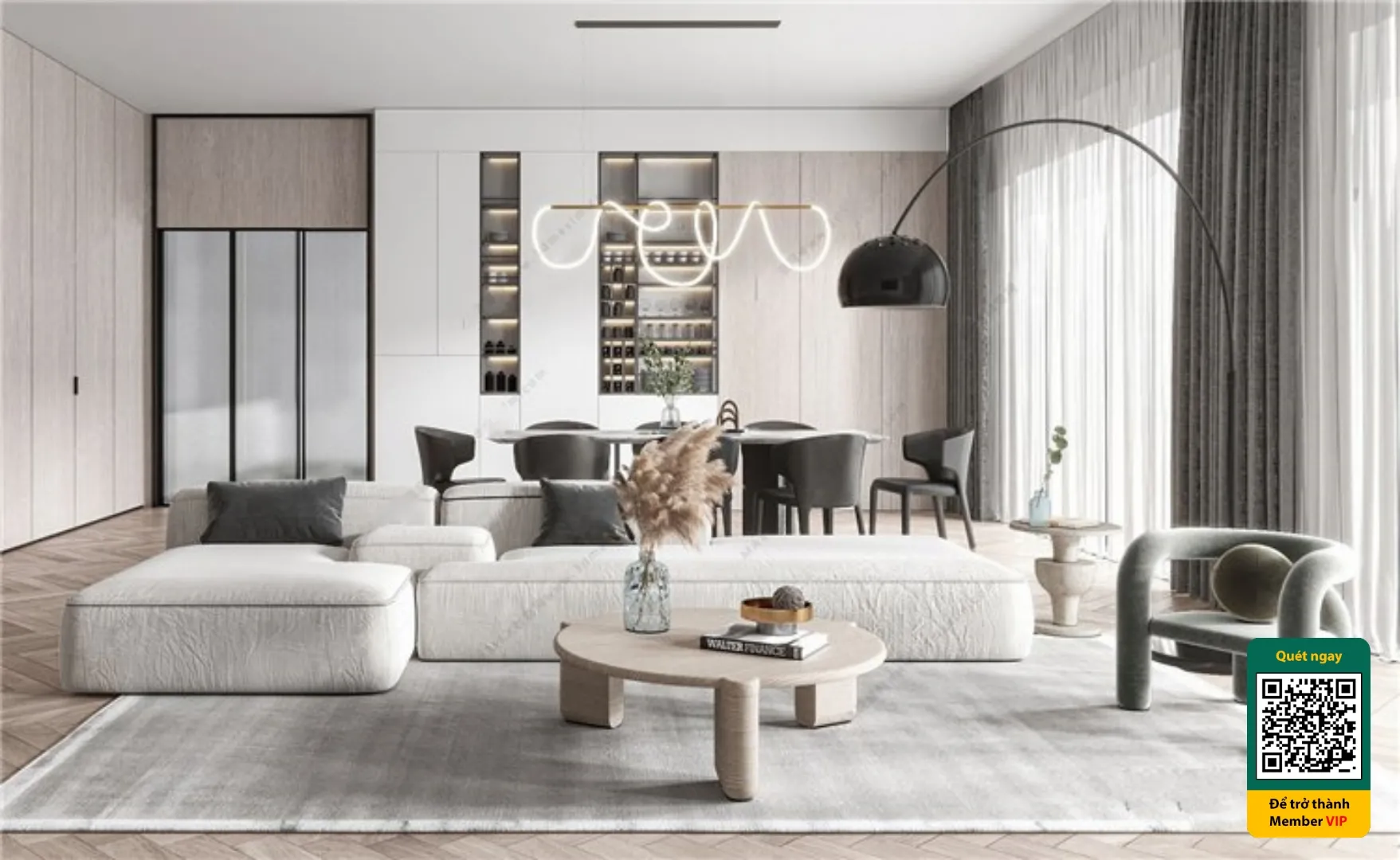 3D SCENES – WABI SABI STYLE – VRAY / CORONA – 3D MODEL – 6252