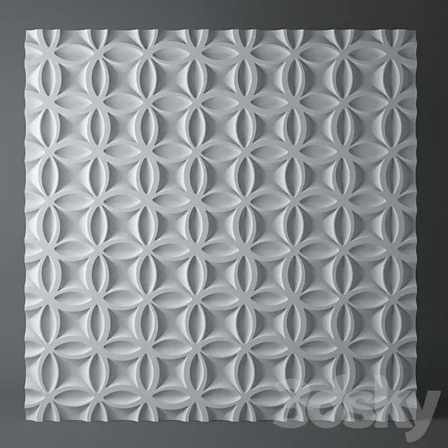 3d wall panel 3D Model