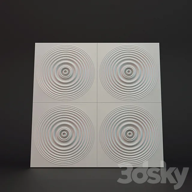 3d wall panel “Artpole” 3DModel
