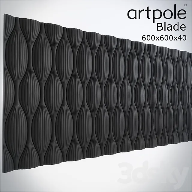 3D wall panel Blade 3D Model 3D wall panel Blade 3D Model