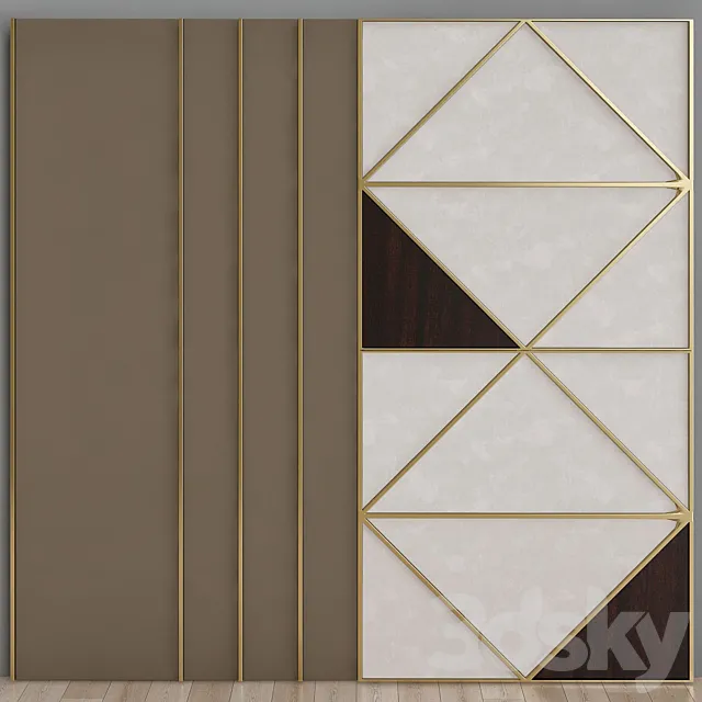 3D Wall Panel №31 3D Model 3D Wall Panel №31 3D Model