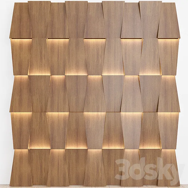 3D Wall Panel №8 3D Model 3D Wall Panel №8 3D Model