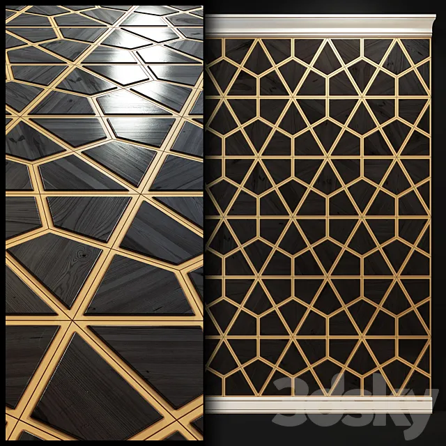 3d wooden panel 3D Model 3d wooden panel 3D Model