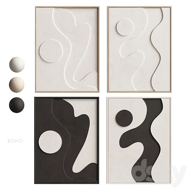 3DArt Relief Boho NG1 3D Model