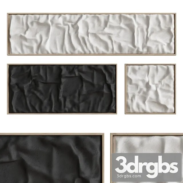 3DArt Relief Folds NG1 3D Model Download