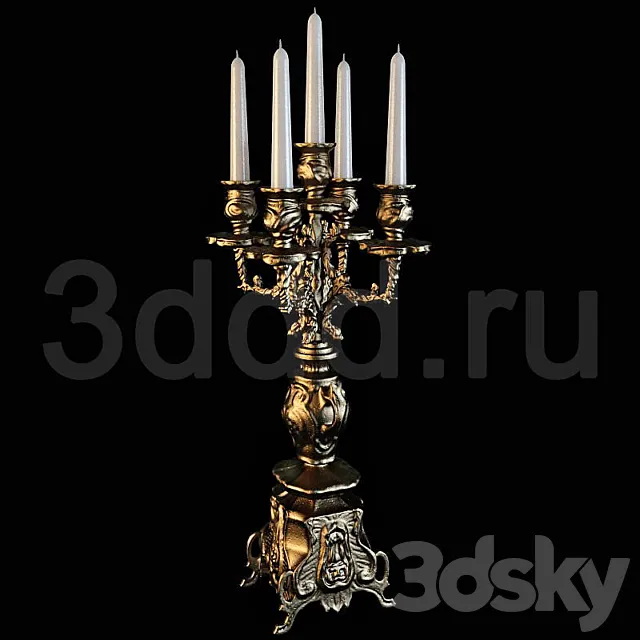 3DDD CANDLES 3DModel 3DDD CANDLES 3DModel