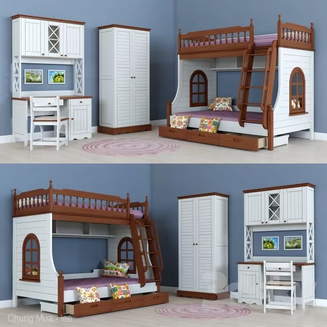 3DSKY FREE – CHILDBED MODELS – No.012