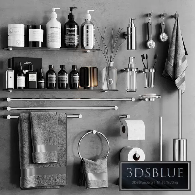 BATHROOM – ACCESSORIES – 3DSKY Models – 1036 BATHROOM – ACCESSORIES – 3DSKY Models – 1036