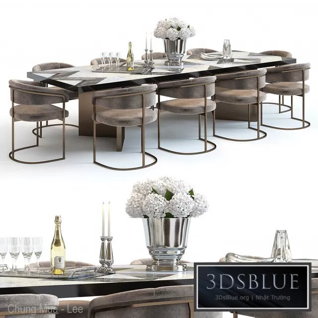 FURNITURE – TABLE CHAIR – 3DSKY Models – 10474 FURNITURE – TABLE CHAIR – 3DSKY Models – 10474