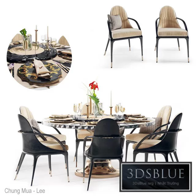 FURNITURE – TABLE CHAIR – 3DSKY Models – 10475 FURNITURE – TABLE CHAIR – 3DSKY Models – 10475