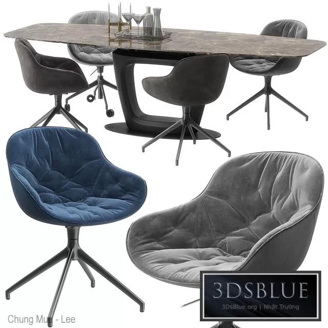 FURNITURE – TABLE CHAIR – 3DSKY Models – 10482 FURNITURE – TABLE CHAIR – 3DSKY Models – 10482