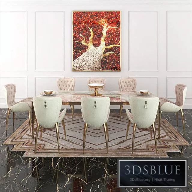 FURNITURE – TABLE CHAIR – 3DSKY Models – 10490 FURNITURE – TABLE CHAIR – 3DSKY Models – 10490