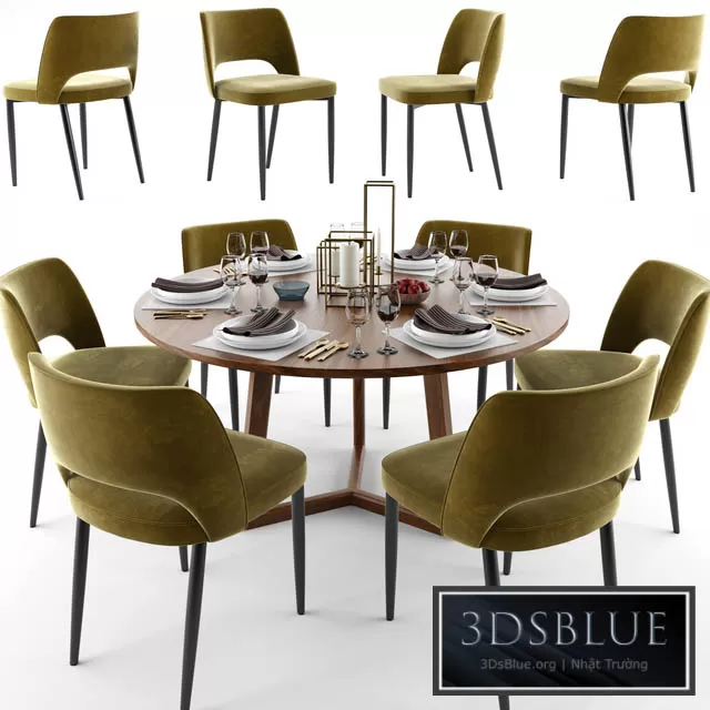 FURNITURE – TABLE CHAIR – 3DSKY Models – 10492