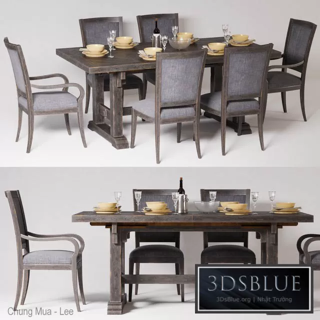 FURNITURE – TABLE CHAIR – 3DSKY Models – 10494