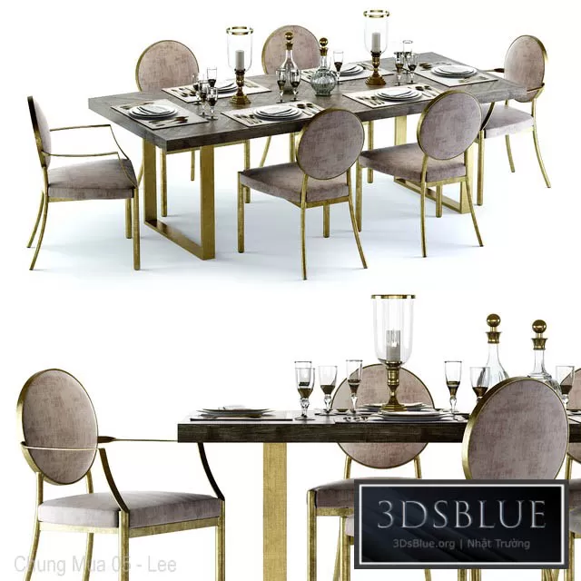 FURNITURE – TABLE CHAIR – 3DSKY Models – 10495