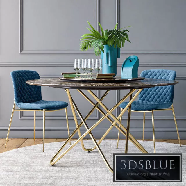 FURNITURE – TABLE CHAIR – 3DSKY Models – 10502