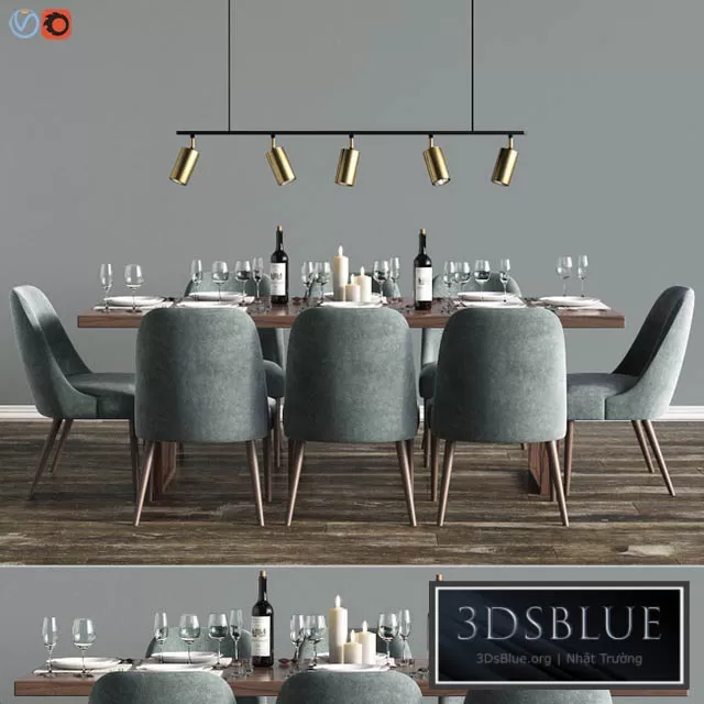 FURNITURE – TABLE CHAIR – 3DSKY Models – 10506