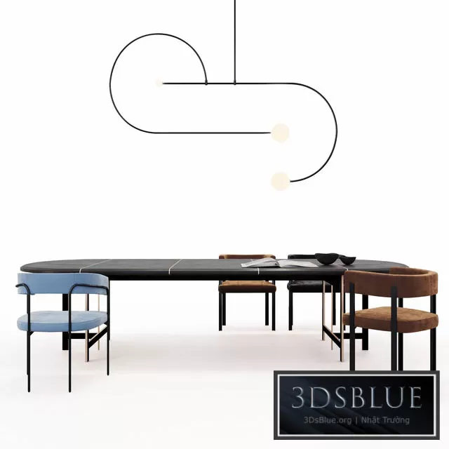 FURNITURE – TABLE CHAIR – 3DSKY Models – 10509