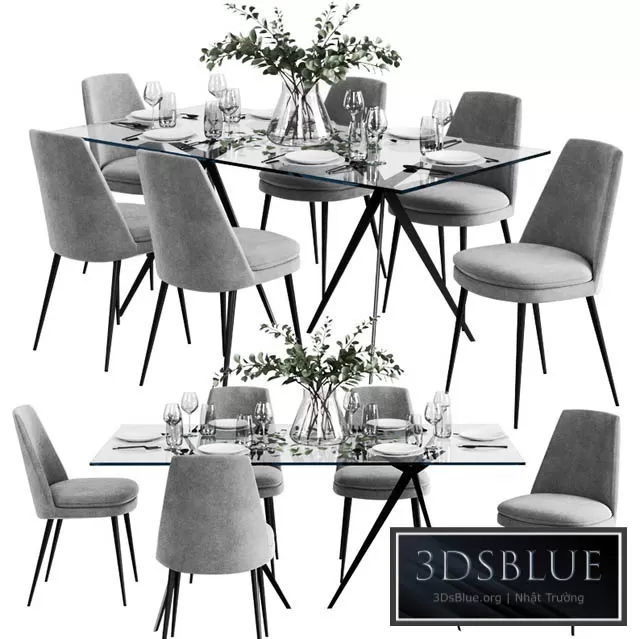 FURNITURE – TABLE CHAIR – 3DSKY Models – 10510