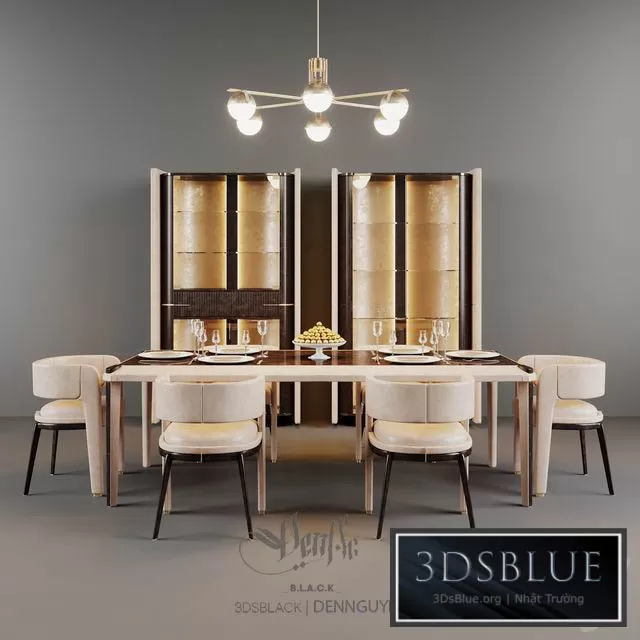 FURNITURE – TABLE CHAIR – 3DSKY Models – 10515