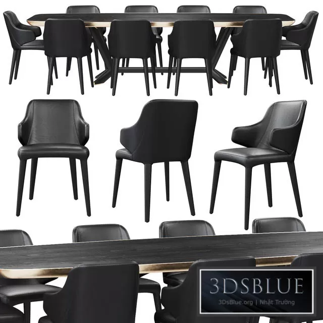 FURNITURE – TABLE CHAIR – 3DSKY Models – 10542