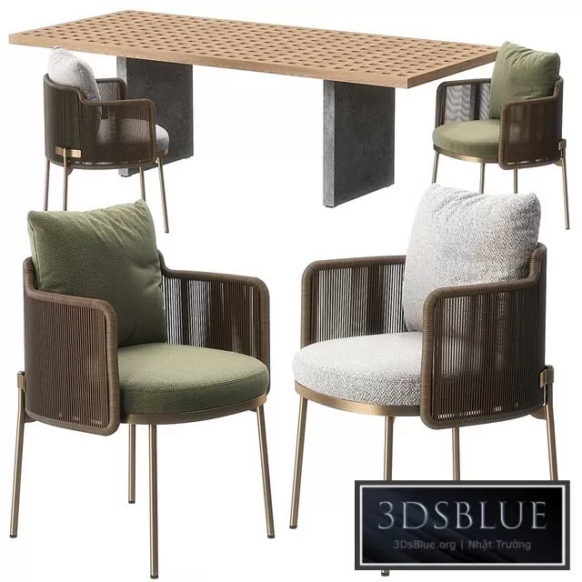 FURNITURE – TABLE CHAIR – 3DSKY Models – 10553