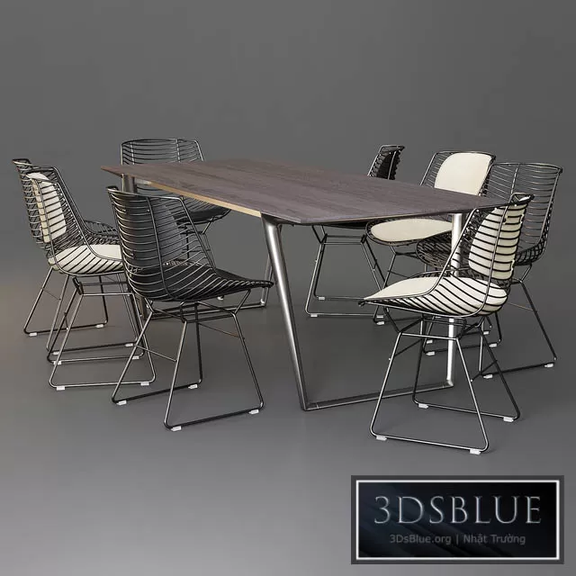 FURNITURE – TABLE CHAIR – 3DSKY Models – 10571