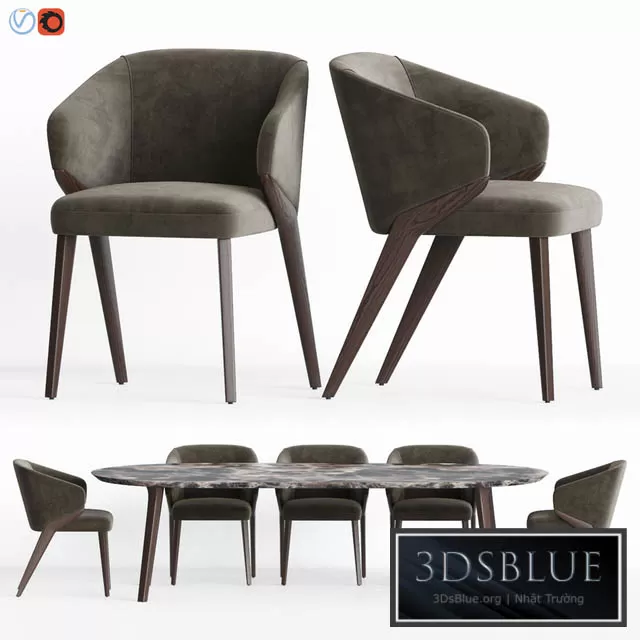 FURNITURE – TABLE CHAIR – 3DSKY Models – 10572