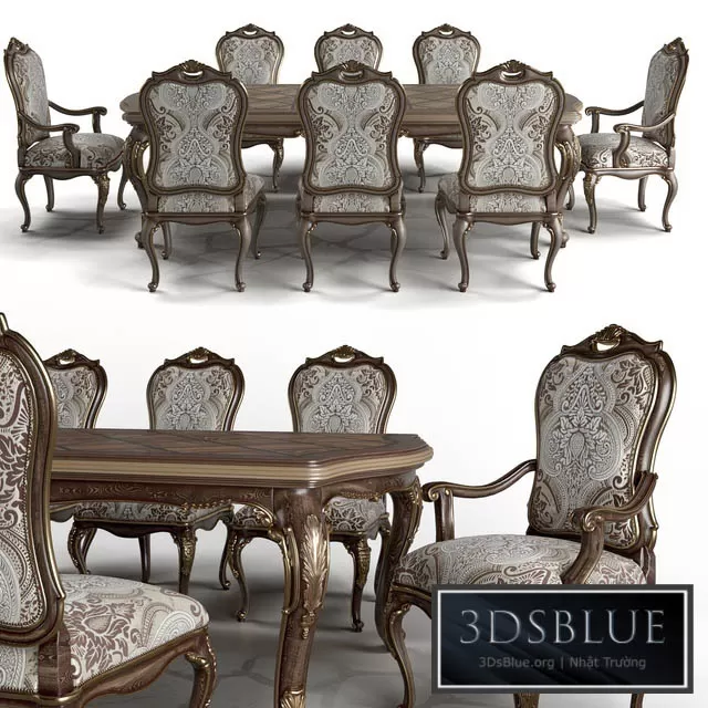 FURNITURE – TABLE CHAIR – 3DSKY Models – 10607