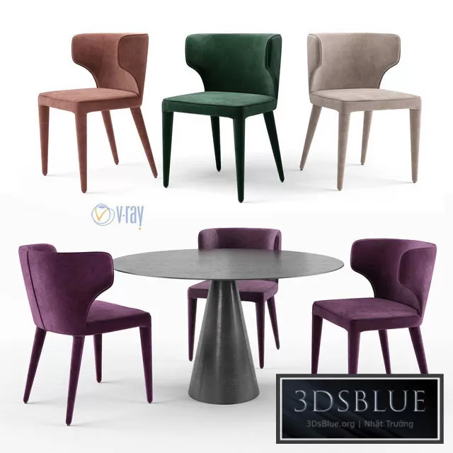 FURNITURE – TABLE CHAIR – 3DSKY Models – 10636 FURNITURE – TABLE CHAIR – 3DSKY Models – 10636