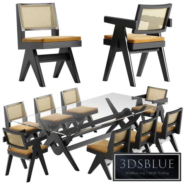 FURNITURE – TABLE CHAIR – 3DSKY Models – 10662 FURNITURE – TABLE CHAIR – 3DSKY Models – 10662