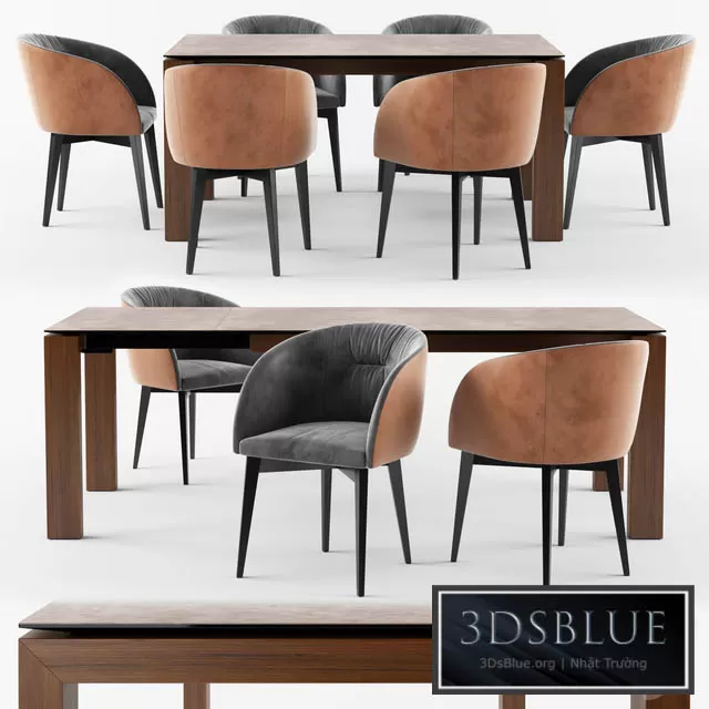 FURNITURE – TABLE CHAIR – 3DSKY Models – 10682 FURNITURE – TABLE CHAIR – 3DSKY Models – 10682