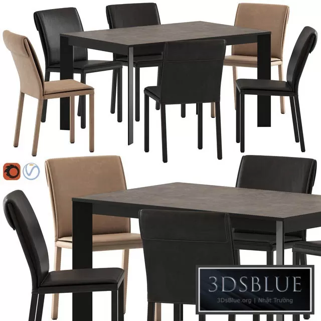 FURNITURE – TABLE CHAIR – 3DSKY Models – 10692 FURNITURE – TABLE CHAIR – 3DSKY Models – 10692