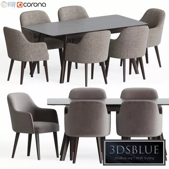 FURNITURE – TABLE CHAIR – 3DSKY Models – 10701 FURNITURE – TABLE CHAIR – 3DSKY Models – 10701
