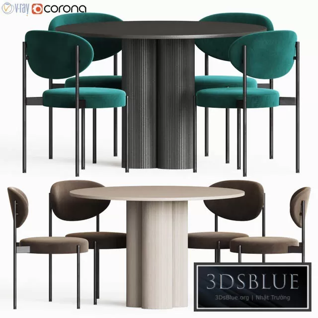 FURNITURE – TABLE CHAIR – 3DSKY Models – 10715