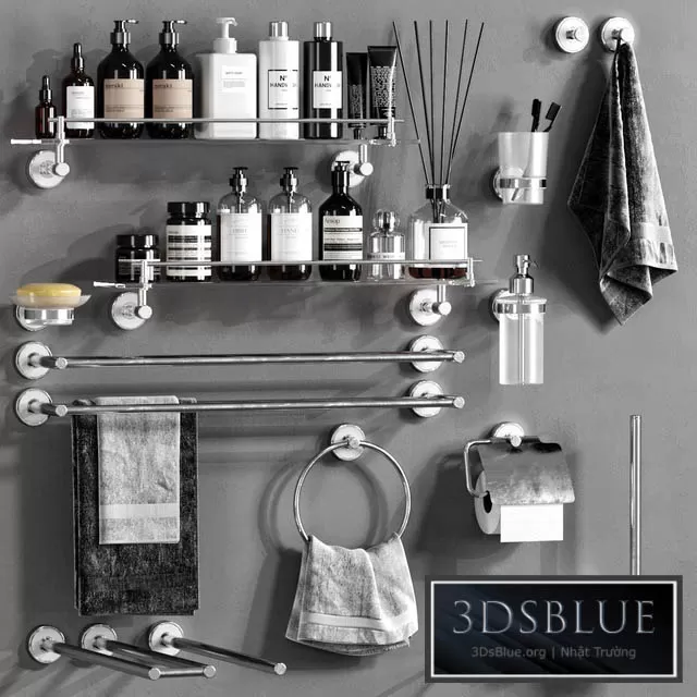 BATHROOM – ACCESSORIES – 3DSKY Models – 1076 BATHROOM – ACCESSORIES – 3DSKY Models – 1076