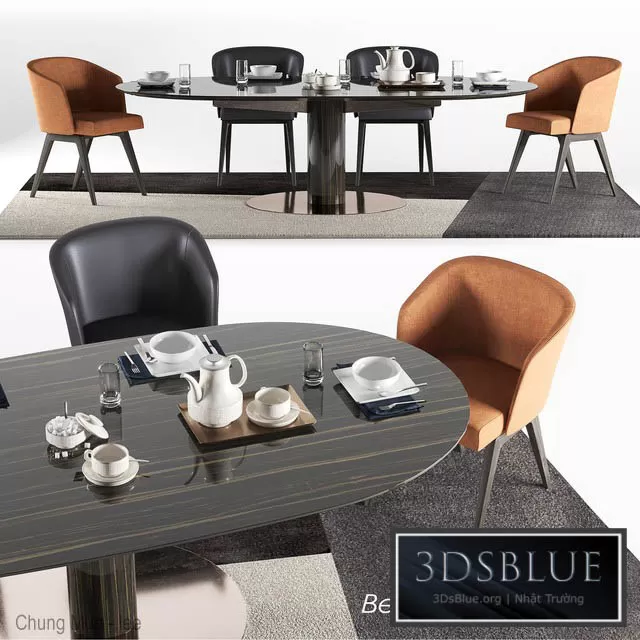 FURNITURE – TABLE CHAIR – 3DSKY Models – 10754 FURNITURE – TABLE CHAIR – 3DSKY Models – 10754