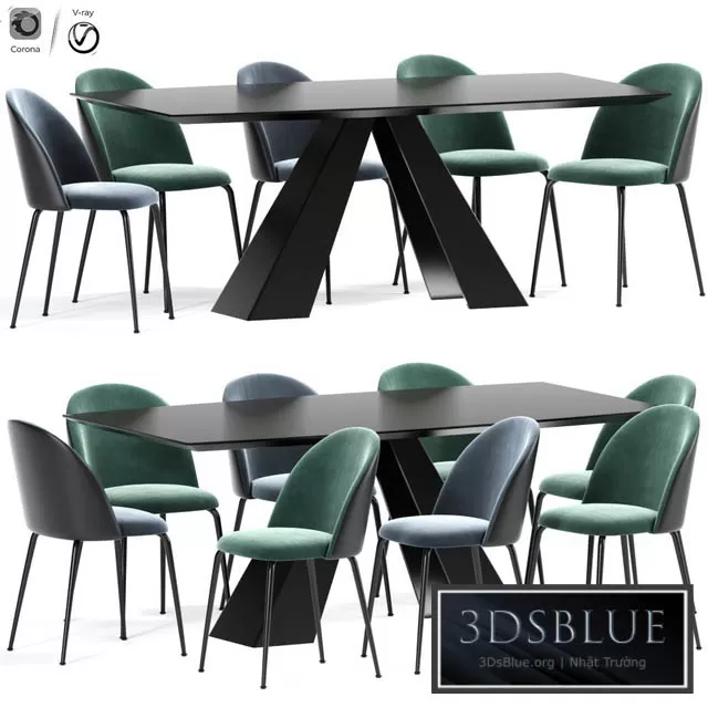 FURNITURE – TABLE CHAIR – 3DSKY Models – 10755 FURNITURE – TABLE CHAIR – 3DSKY Models – 10755