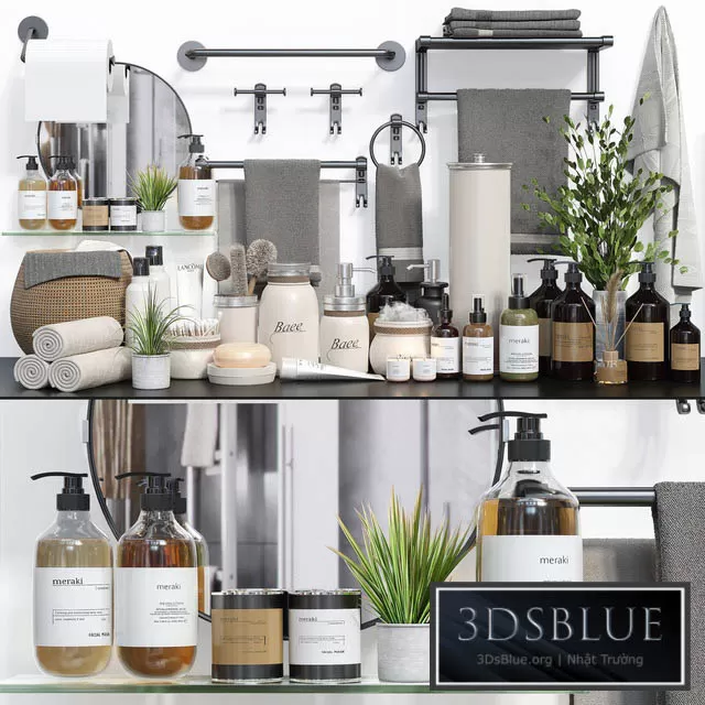 BATHROOM – ACCESSORIES – 3DSKY Models – 1077 BATHROOM – ACCESSORIES – 3DSKY Models – 1077