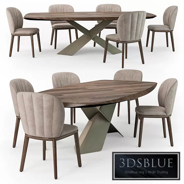 FURNITURE – TABLE CHAIR – 3DSKY Models – 10787 FURNITURE – TABLE CHAIR – 3DSKY Models – 10787