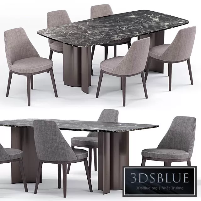 FURNITURE – TABLE CHAIR – 3DSKY Models – 10799