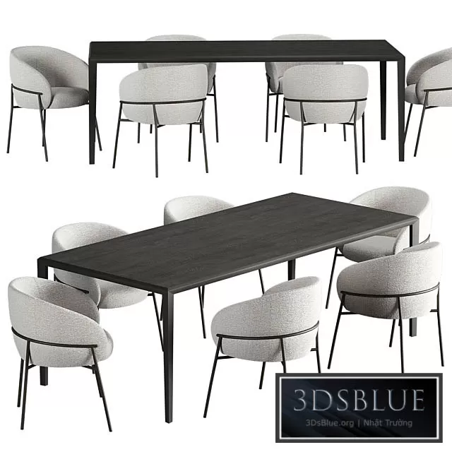 FURNITURE – TABLE CHAIR – 3DSKY Models – 10813