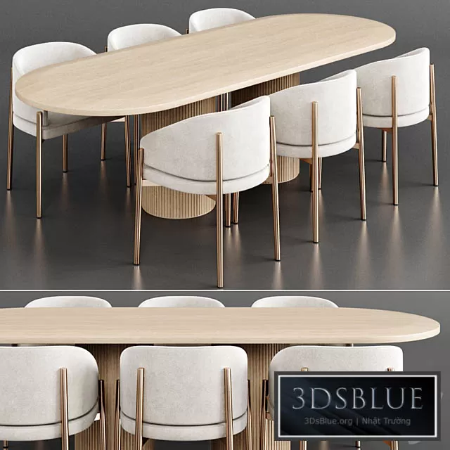FURNITURE – TABLE CHAIR – 3DSKY Models – 10825